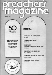 Title Page of Preacher's Magazine