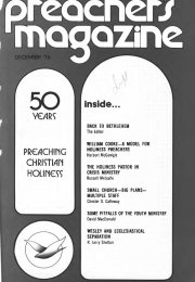 Title Page of Preacher's Magazine