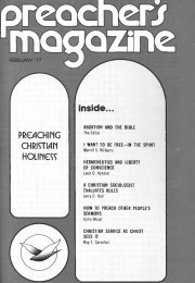 Title Page of Preacher's Magazine