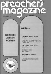 Title Page of Preacher's Magazine