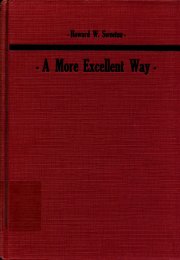 Cover of the book A More Excellent way