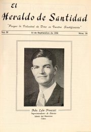 Portada, Lyle Eldred Prescott, Superintendente de la obra nazarena en Cuba