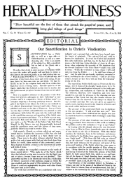 Title Page of Herald of Holiness - June 12, 1918