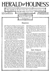Title Page of Herald of Holiness - May 18, 1921