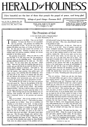 Front page of Herald of Holiness - May 9, 1923