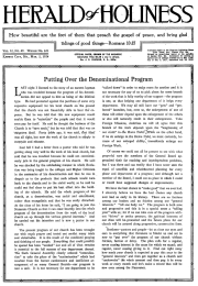 Front page of Herald of Holiness - March 5, 1924