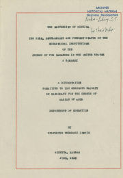 Title Page of Ludwig's Thesis