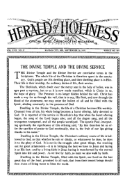 Front page of Herald of Holiness - September 26, 1928