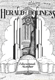 Front page of Herald of Holiness - August 21, 1929