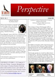 The Academy Perspective Vol. 25 2015-2016