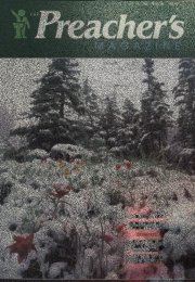 Preacher's Magazine Volume 66 Number 2, December, January, February, 1990-1991