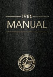 Manual of the Church of the Nazarene, 1985