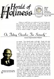 Herald of Holiness - May 28, 1958