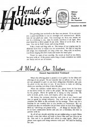 Herald of Holiness - December 10, 1958