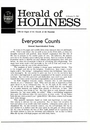 Herald of Holiness - February 8, 1961