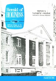 Herald of Holiness - August 16, 1961