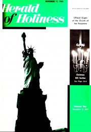 Herald of Holiness - November 11, 1964