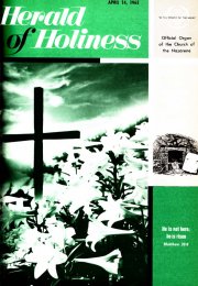 Herald of Holiness - April 14, 1965