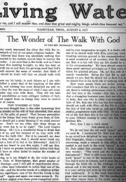 Living Water, Aug. 2, 1917