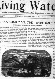 Living Water, Sept 5, 1912