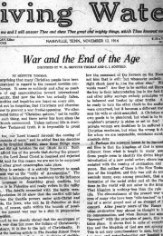 Living Water, Nov. 12, 1914