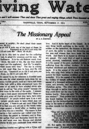 Living Water, Sept. 17, 1914