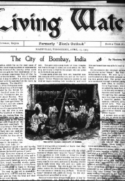 Living Water, Aug. 14, 1913