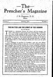 Preacher's Magazine January 1933