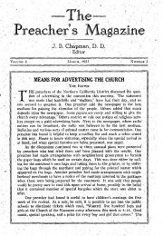 Preacher's Magazine March 1933
