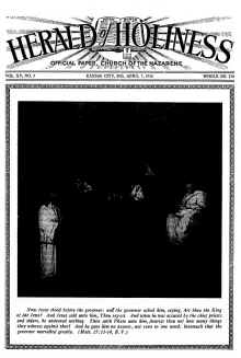 Front page of Herald of Holiness - April 07, 1926