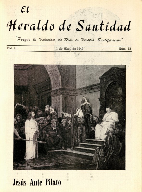 Portada: Jesús ante Pilatos, Anónimo