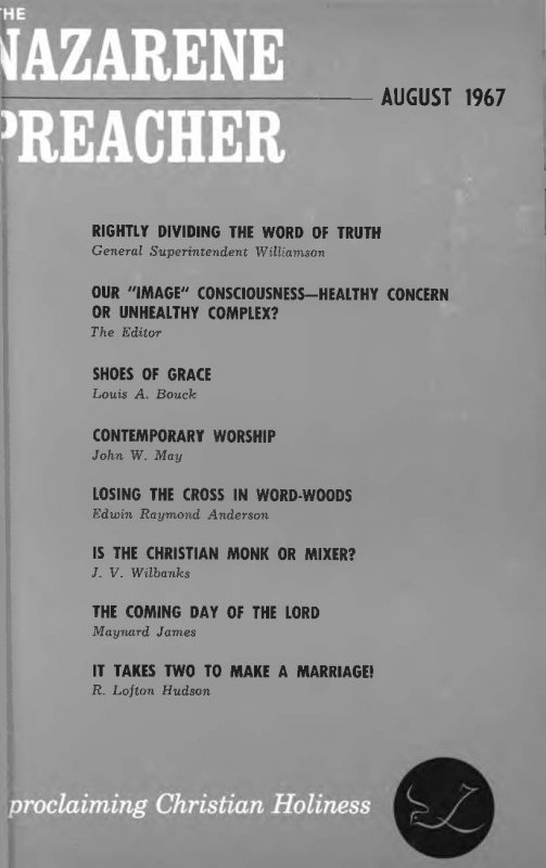 Title Page of Nazarene Preacher