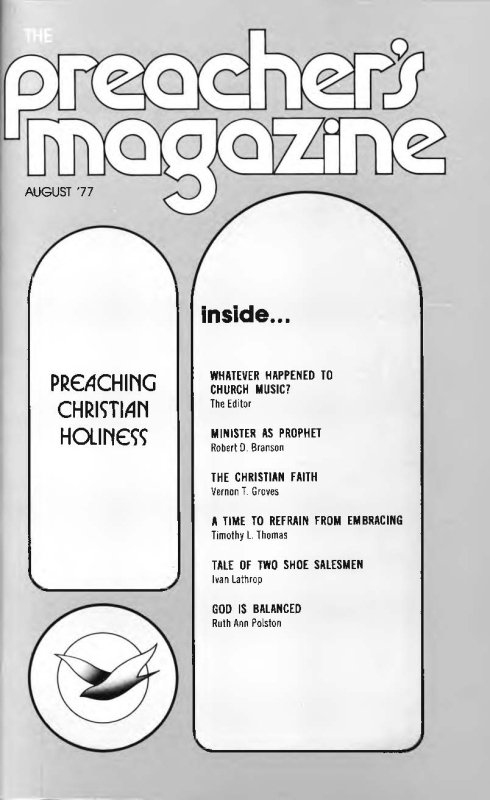 Title Page of Preacher's Magazine