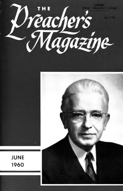 Cover of Preacher's Magazine Photo of Paul Scherer