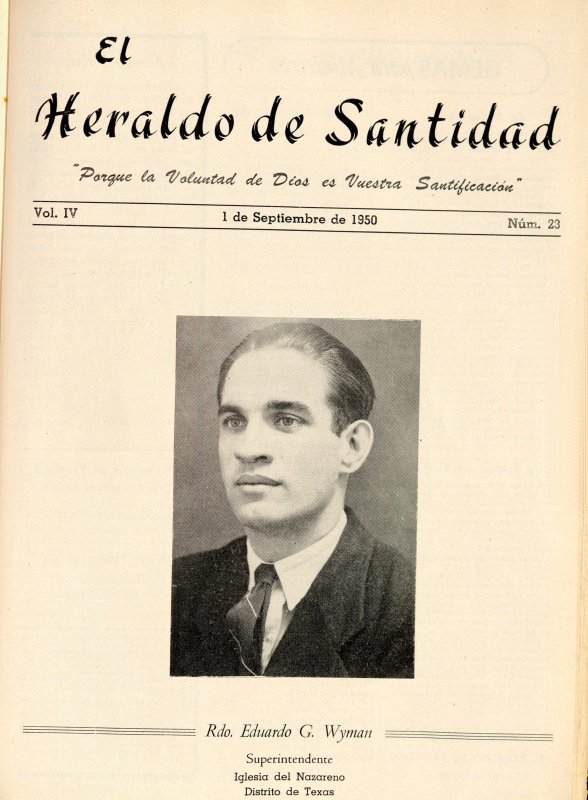 Portada, Lyle Eldred Prescott, Superintendente de la obra nazarena en Cuba