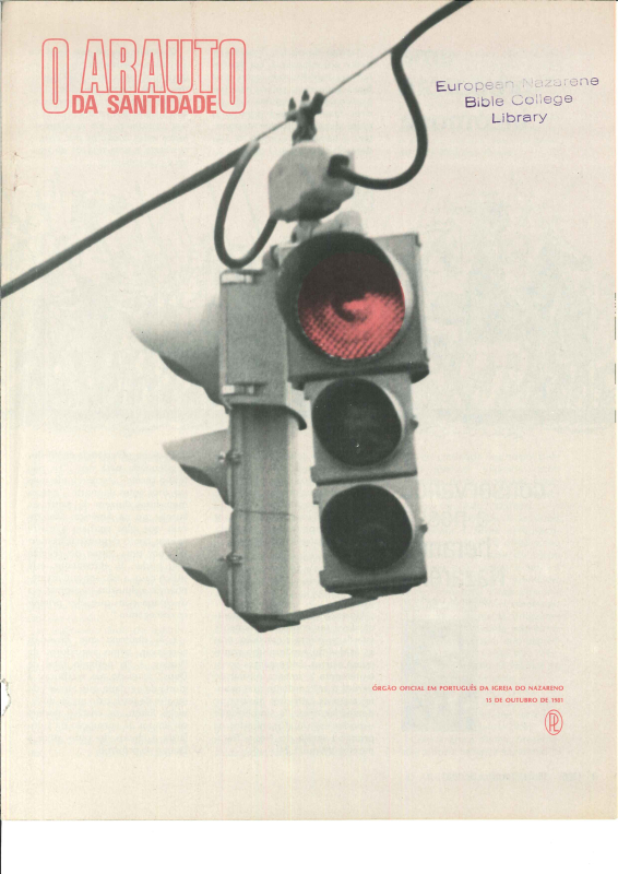 O ARAUTO DA SANTIDADE - 15 DE OUTUBRO DE 1981