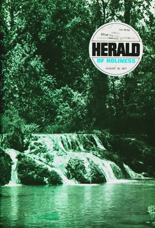 Herald of Holiness - August 18, 1971