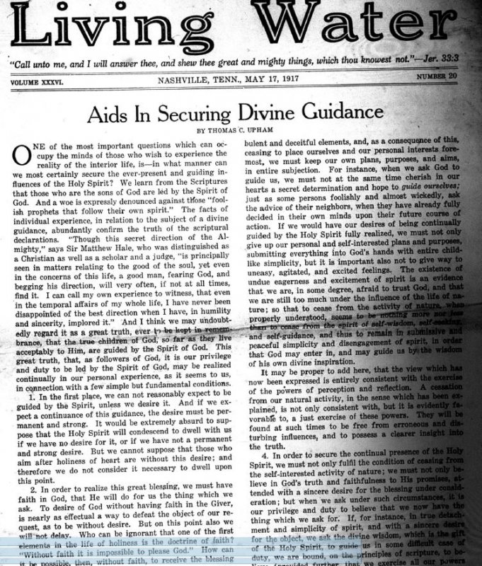 Living Water, May 17, 1917